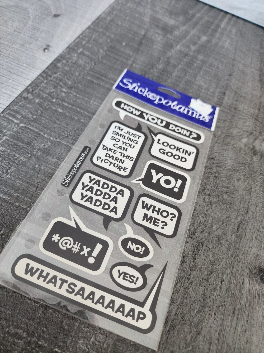 Sticko Stickers General Funny Captions Teens Scrapbooking RETIRED NEW #28